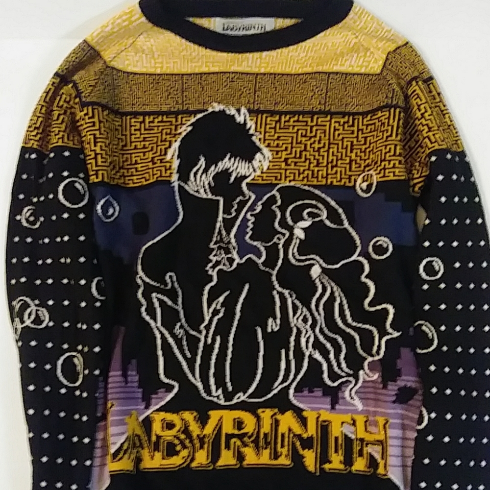 Labyrinth Ugly Sweater David Bowie Jim Henson